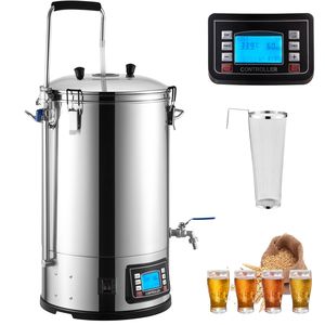Sistema de Elaboración de Cerveza Casero Todo en Uno con Bomba de 9.2 Gal/35 L, Panel de Control Automático/Manual y Olla de Elaboración de 35 L - Product Image 5