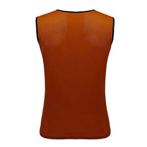 Custom Reversible Soccer <b>Training</b> <b>Bibs</b> Breathable 100% Cotton Oxford Fabric Anti-Pilling Vests High Quality Oversized Wholesale - Product Image 2