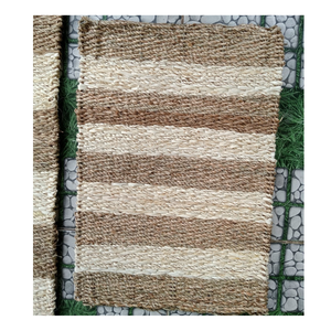 Tapis de sol en jonc de mer tissé à la main, tapis décoratif en fibres naturelles pour salon, chambre, cuisine, décoration intérieure, fournisseur Vietnamien - Product Image 5