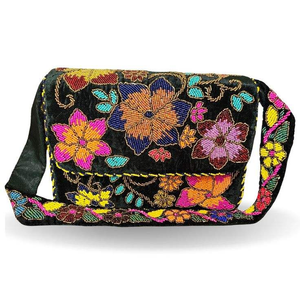Aesthetic Red <b>Bow</b> Hand Embroidery Seed Beadwork Crossbody Bag Shoulder Bag For Party Luxury <b>Gifting</b> Decorative Fashionable Purse - Product Image 6