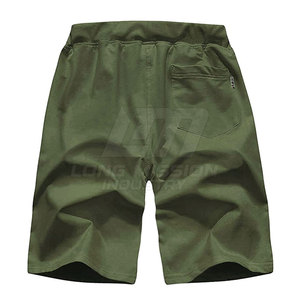 Shorts de sport décontractés à taille mi-haute, dernière conception, avec logo personnalisé, écologiques et respirants pour hommes, fermeture à cordon de serrage - Product Image 2