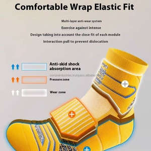 Chaussettes d'hiver en coton de qualité supérieure pour hommes, idéales pour le sport, le football, le basketball, avec logo sur le revers, faible MOQ, pour jeunes - Product Image 5