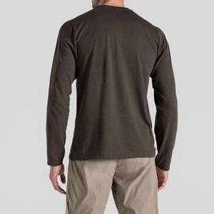 T-shirts décontractés personnalisés pour hommes, manches longues, en coton respirant, pour l'été, vente en gros, OEM, hauts légers style streetwear, directement de l'usine - Product Image 5