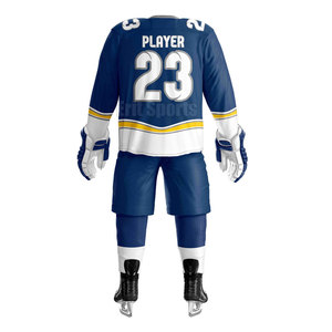 Uniforme de hockey sur glace élégant et respirant, 100% polyester, haute performance, pour les entraînements d'équipe, les matchs et les activités de plein air - Product Image 3