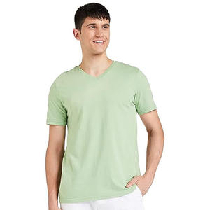 Custom <b>Thick</b> Wide Mock Collar Oversized T <b>Shirt</b> <b>Men</b> High Quality Double Sleeves Oversized O-Neck Quick Dry Latest Design - Product Image 1