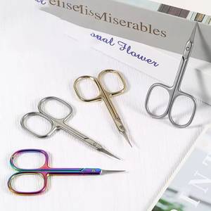Ciseaux professionnels pour cuticules en acier inoxydable, lame droite et tranchante, outils de manucure multifonctionnels pour adultes, pour le nail art - Product Image 6
