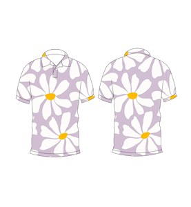 Polo de Hombre Oversize con Estampado de Margaritas, Camiseta de Verano de Manga Corta, Casual, con Cuello y Botones, Transpirable y Ligera - Product Image 6