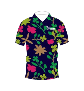 Camisa Polo para Hombre con Estampado Floral Tropical, Manga Corta, Casual, de Verano, Ligera, con Cuello, para Golf - Product Image 3
