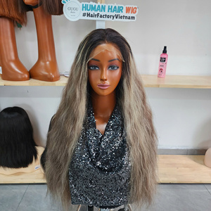Extensiones de Cabello Humano Vietnamita 100% Natural, Lisas, Super Double Drawn, Color Ombre Marrón, Productos Capilares Naturales para Mujeres Negras - Product Image 4
