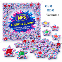 Knapperige Gummy Snoepjes in Bulk, Bijtjesgrote Gummy Candy Verpakking, Pittig en Zoet Knapperig Gummy met Kauwbaar Binnenkantje