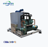Machine à glace en flocons COLDPRO 10 tonnes, refroidie par eau, pour usine à glace