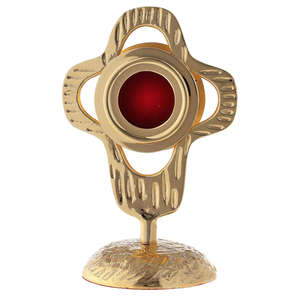 Monstrance en laiton ornée, finition antique, monstrance sacrée, décoration pour la bénédiction eucharistique en cathédrale - Product Image 6