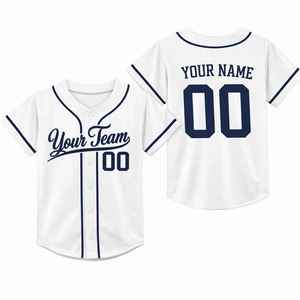 Camisetas de Béisbol Personalizadas de Alta Calidad, Transpirables, Ligeras y Ecológicas, Impresión por Sublimación, Ropa de Equipo, Marcas de Ropa Urbana Estadounidense - Product Image 4