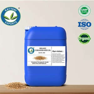 Organic Coriander Seed Oil Pure and Natural Essential Oil for Skincare, Haircare, and Cosmetic Product Manufacturing <b>Bulk</b> Supply - Product Image 4