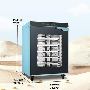 Armoire de fermentation commerciale à 10 plateaux, 225L, machine de fermentation réfrigérée avec fonctions de congélation, refroidissement et levage - Product Image 2