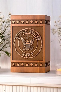 Handcrafted Rosewood Eco-Friendly Durable American Style <b>Memorial</b> Urn <b>Box</b> for Cremation Ashes (200/220 Cubic Inch) - Product Image 6