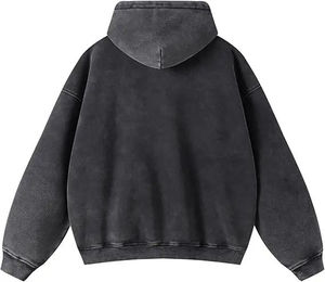 Full Sleeve Oversized High Quality <b>Zipper</b> <b>Sweatshirt</b> Sorority Fraternity Cotton Pullover Autumn Wear Sweater - Product Image 3