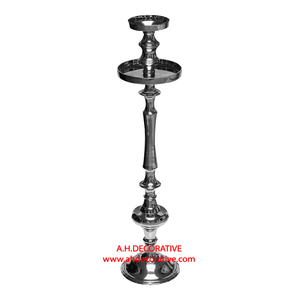 Hand Forged Antique <b>Brass</b> <b>Candlestick</b> Holder Rustic Metal Taper Candle Stand Textured Single Head Dinner Table Centerpiece Decor - Product Image 2