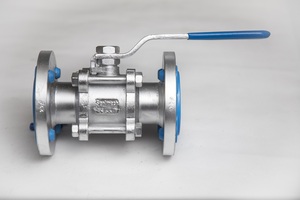Válvula de Bola de Acero Inoxidable CF8 CF8M de 3 Piezas con Pasaje Completo, de 1 a 6 Pulgadas, con Brida ANSI B16.5 Clase 300 #   Válvula de Control Industrial de Accionamiento por Palanca - Product Image 3