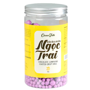 Bolas de Chocolate Crujientes con Sabor a Arándanos, Certificadas HALAL, para Decoración de Pasteles, Fabricación al por Mayor, Exportación, OEM/ODM - Product Image 1