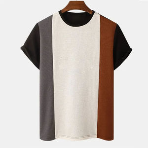 New Arrival 2026 Wholesales High Quality T Shirt Men Cotton Regular Fit Summer <b>Short</b> Sleeve Men's T-shirts - Product Image 1