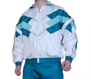 Conjunto Deportivo de Dos Piezas para Hombre, Pantalones Deportivos Casuales de Invierno con Logotipo Personalizado 2026, Chaqueta Cortavientos de Poliéster y Algodón de Secado Rápido - Product Image 3