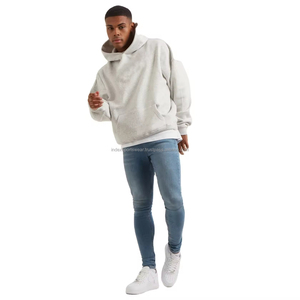Hoodie épais oversize sans cordon, design personnalisé, vêtements de marque, 100% coton, streetwear, nouveautés, hoodies pour hommes - Product Image 2