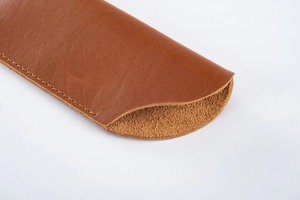 New Genuine Leather Classic Handmade <b>Glasses</b> Cover Luxury Eyewear <b>Case</b> Full Grain Leather Sunglasses Pouch LGC-0149 - Product Image 5
