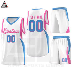 Conjunto de Uniforme de Baloncesto Personalizado para Hombre, Camiseta sin Mangas y Pantalones Cortos, Transpirable, Absorbente de Humedad, Antibacteriano, de Alto Rendimiento - Product Image 3