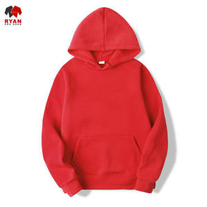 Sweat à capuche confortable et respirant en molleton 100% coton Ryan Pro Gear pour hommes avec impression de logo personnalisé, conception OEM ODM - Product Image 3