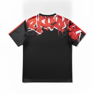 T-shirt d'entraînement extensible quadridirectionnel pour hommes, vêtements de sport fonctionnels pour la gym et le fitness, marque privée, séchage rapide, tenue athlétique pour la course à pied - Product Image 2