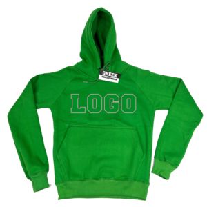 Sudadera con capucha personalizada OEM para mujer, sudadera con cuello redondo AKA, ropa con letras griegas bordadas en chenilla - Product Image 1