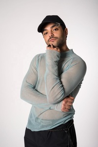 Maillot de baseball blanc pour homme en maille, entièrement boutonné, avec logo personnalisé, respirant, séchage rapide, tissu polyester/nylon, manches courtes, coupe classique - Product Image 3