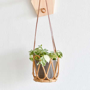 Plant <b>display</b> accessories best quality natural rattan planter <b>basket</b> plants holder pot <b>baskets</b> - Product Image 5