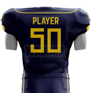 Tenue de football américain OEM de performance supérieure, ensemble d'équipement de tackle respirant avec logo personnalisé par transfert thermique, vente en gros - Product Image 4