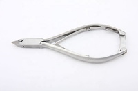 VESPECO Coupe-ongles professionnel en acier inoxydable, coupe-cuticules avec lame pointue, nouveau design, logo personnalisé
