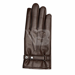 ถุงมือหนังแท้แฟชั่นผู้ชายแบบเรียบง่ายสำหรับฤดูหนาว อุ่นหนา เหมาะสำหรับการเดินทางกลางแจ้งและงานปาร์ตี้ ขายดี ผลิตในปากีสถาน - Product Image 3