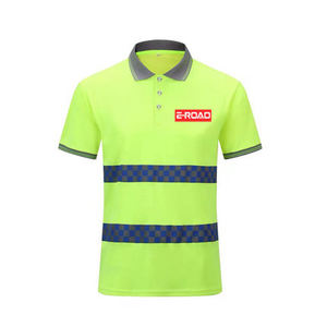 Camiseta Polo Reflectante de Alta Visibilidad, Manga Larga y Corta, Ropa de Trabajo de Seguridad, Uniforme Industrial Transpirable, Ropa de Seguridad de Neón - Product Image 4