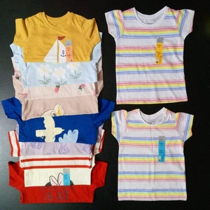 Lote de Ropa de Marca Excedente para Niños y Niñas: Camisetas sin Mangas Casuales, Transpirables y Ecológicas para Primavera - Product Image 2