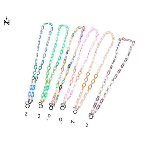 Tracolla per borsa in plastica Zt da 70 cm, multicolore, con fibbia alla moda, per accessori borsa da donna - Product Image 3