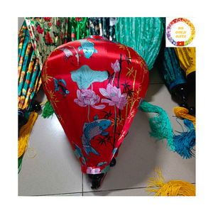 Handmade Bamboo Silk Lantern | Vietnam Style | Party & Event Decor | Wholesale Supplier - Product Image 1