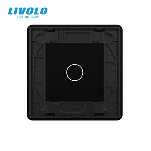 Panneau en verre gris 2.5D, taille 80mm*80mm, un bouton, un module, nouveau type - Product Image 5