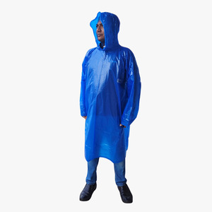 Waterproof Hooded <b>Poncho</b> Raincoat Lightweight Reusable Full Body Rain Wear for Travel Bike Riding and Outdoor Use for Unisex - Product Image 4