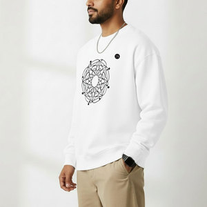 Sweat-shirt épais pour homme moderne, pour un usage décontracté, avec un look épuré et simple, coupe confortable, sensation de chaleur et style facile à assortir - Product Image 3