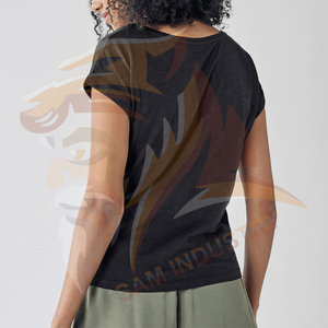 Camisetas de Mujer Transpirables de Última Moda, Ropa Casual, Logotipo Personalizado Impreso, Camisetas Ligeras para Mujer - Product Image 2