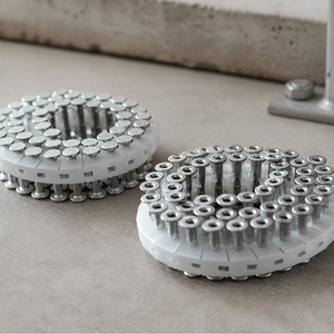 [YOU-ONE Sistemas de Fijación] Clavos para Concreto de Alta Presión, Clavos en Espiral para Concreto con Vástago Escalonado de 3.4 mm para MAX HN120 - Product Image 1