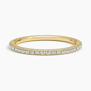 Anillo de Boda con Diamantes Cultivados en Laboratorio en Forma Alternada - Product Image 2