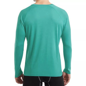 Camiseta de Manga Larga Ligera, de Secado Rápido y Transpirable, para Hombre, Precio de Fábrica, la Más Vendida, Venta al por Mayor, OEM, Personalizada, con Impresión Digital - Product Image 6