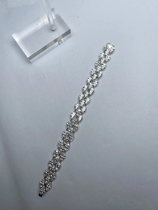 Pulsera de Diamantes Redondos de Corte Brillante en Plata 925, Lujosa para Mujer, Certificada por IGI, Color D, Diamantes Cultivados en Laboratorio - Product Image 6