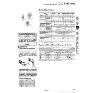 LVQ50-S19วาล์วของเหลวเคมี SMC pneumatics ความบริสุทธิ์สูงสำหรับการควบคุม - Product Image 4